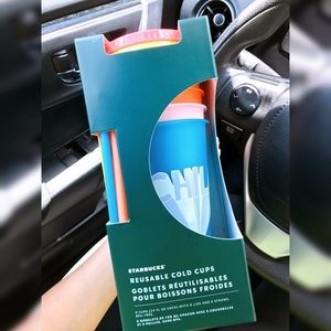 NEW Starbucks Reusable Cold Cups